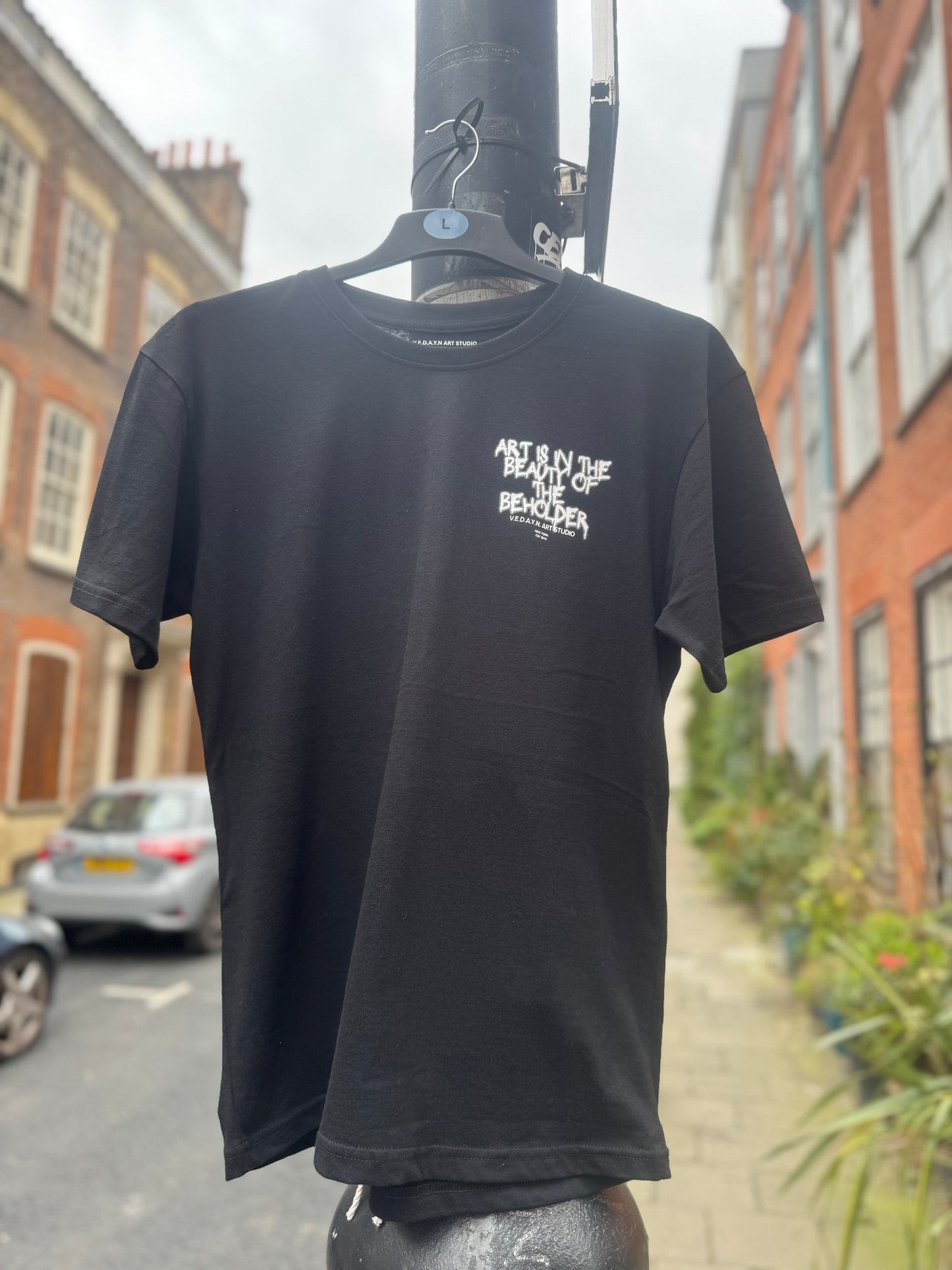 Organic Cotton Unisex T‑Shirt – Beauty Is in the Eye