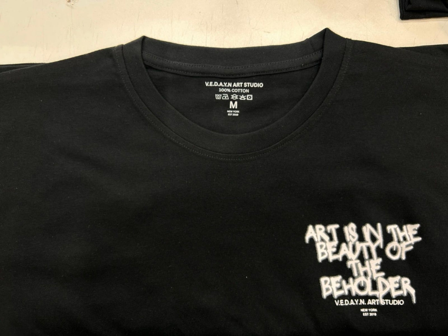 Organic Cotton Unisex T‑Shirt – Beauty Is in the Eye
